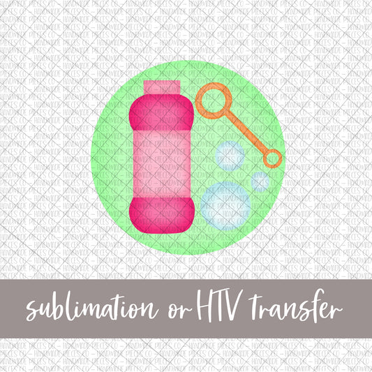 Bubbles. Pink - Sublimation or HTV Transfer