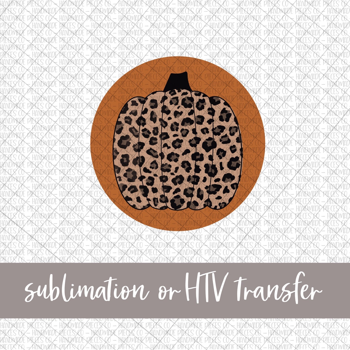 Leopard Pumpkin - Sublimation or HTV Transfer