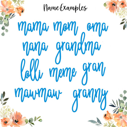 Custom Name Embroidered Garment - Adult