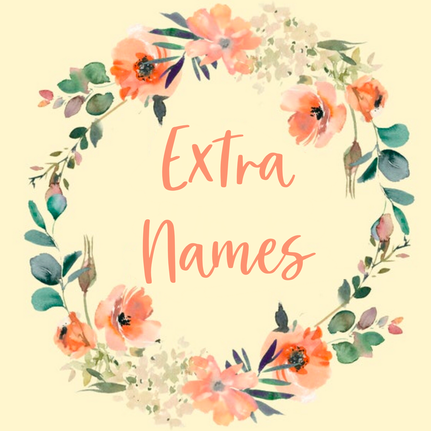 Additional Names for Embroidery