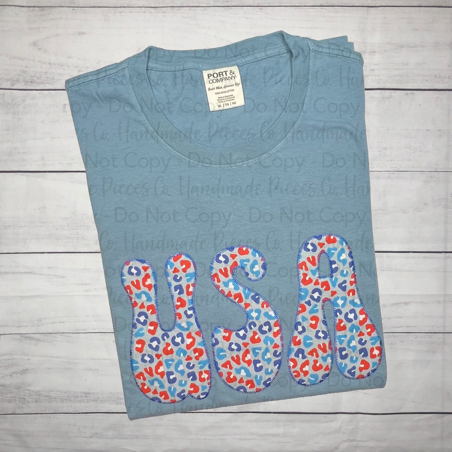 USA Retro Embroidered Shirt - Youth/Adult