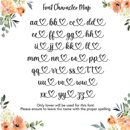 Custom Name Applique with Script Names Embroidered Garment - Adult