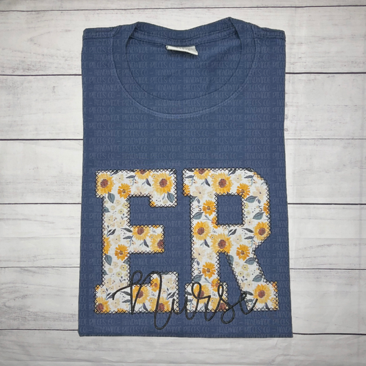 ER Nurse Embroidered Applique Garment - Adult