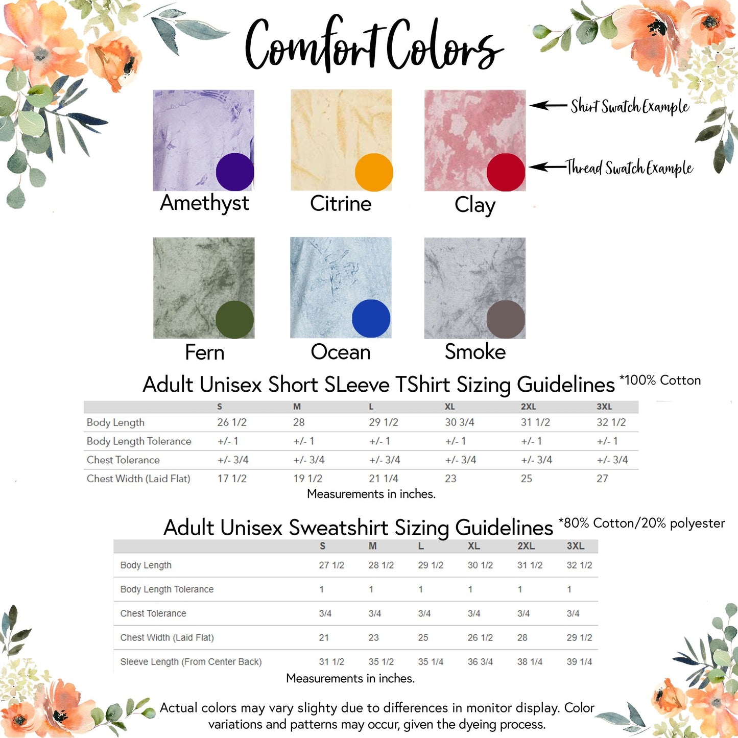 Comfort Colors ColorBlast Monogrammed Embroidered T-Shirt - Adult