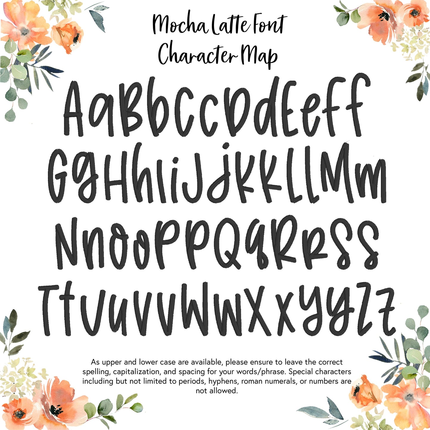 Create Your Own Embroidered Appliqué with Text Below Garment - Adult