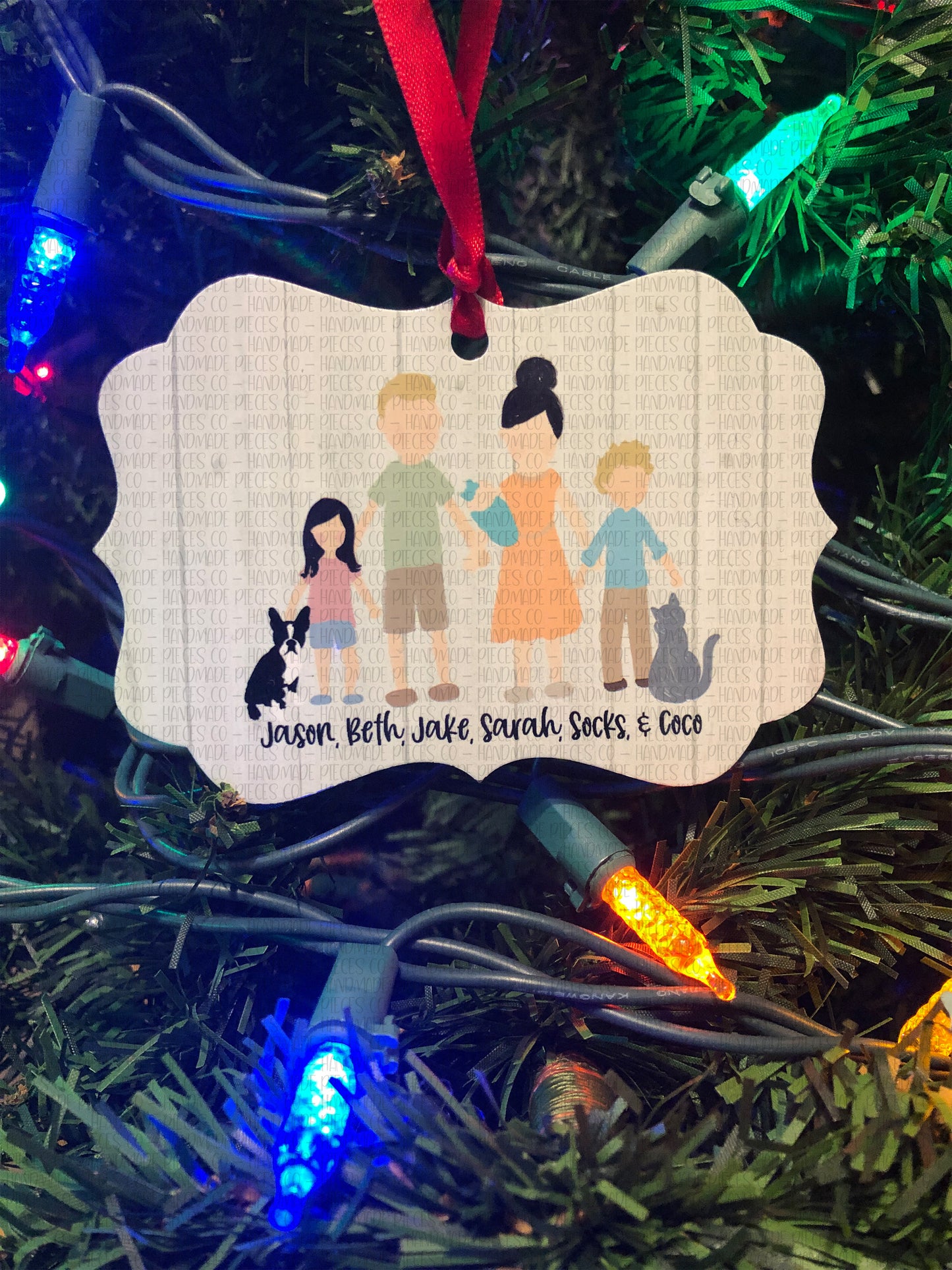 Christmas Ornament - Spring Family