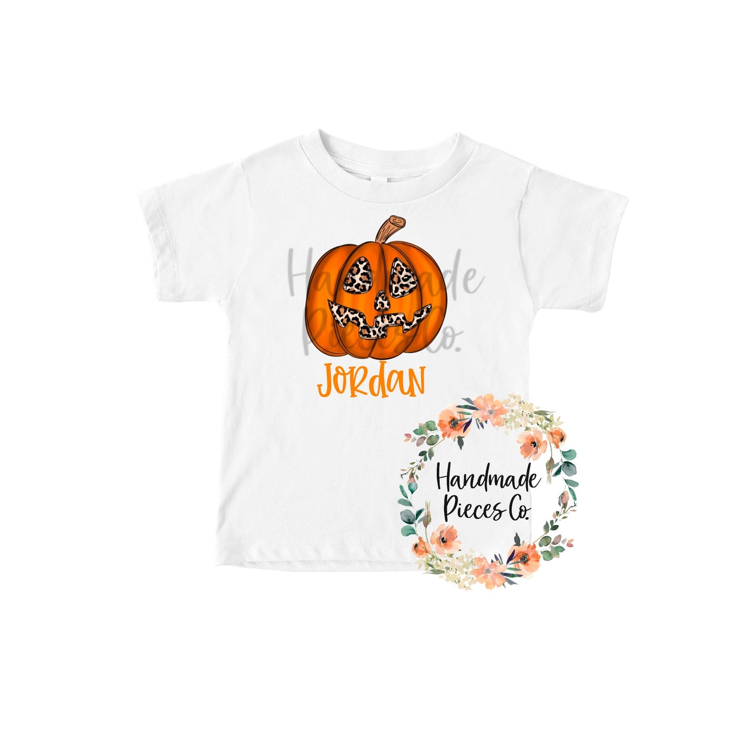 Jackolantern, Leopard - Name Optional - Sublimation or HTV Transfer