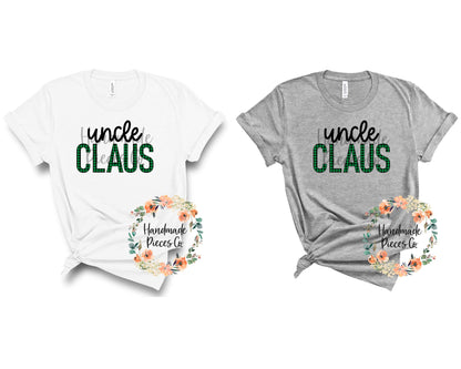 Uncle Claus, Green Buffalo Plaid - Digital Download